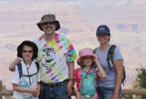 Family Photo at Grand Canyon