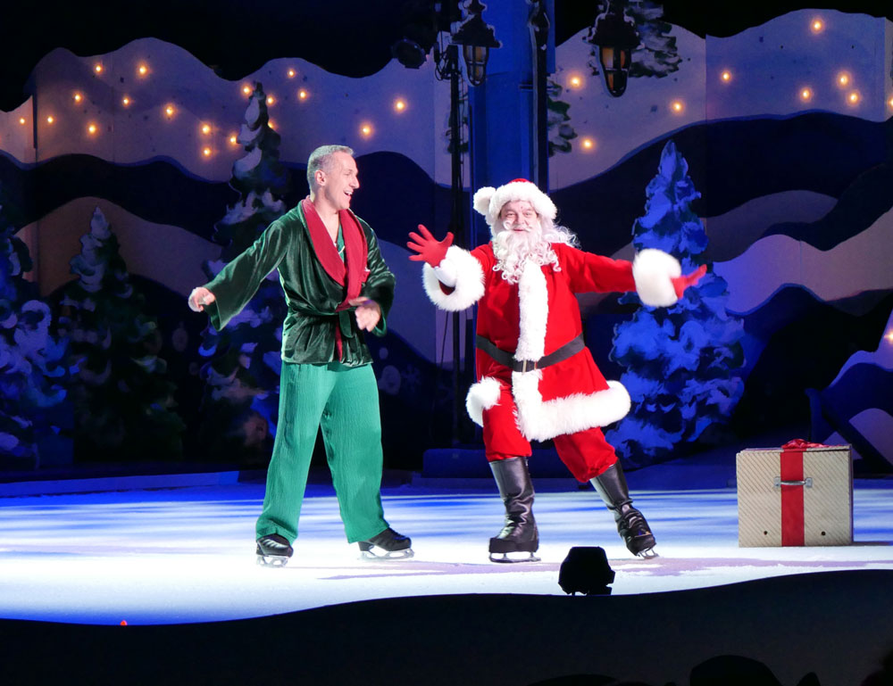 Busch Gardens Christmas Town Twas That Night Skating Elvis Stojko