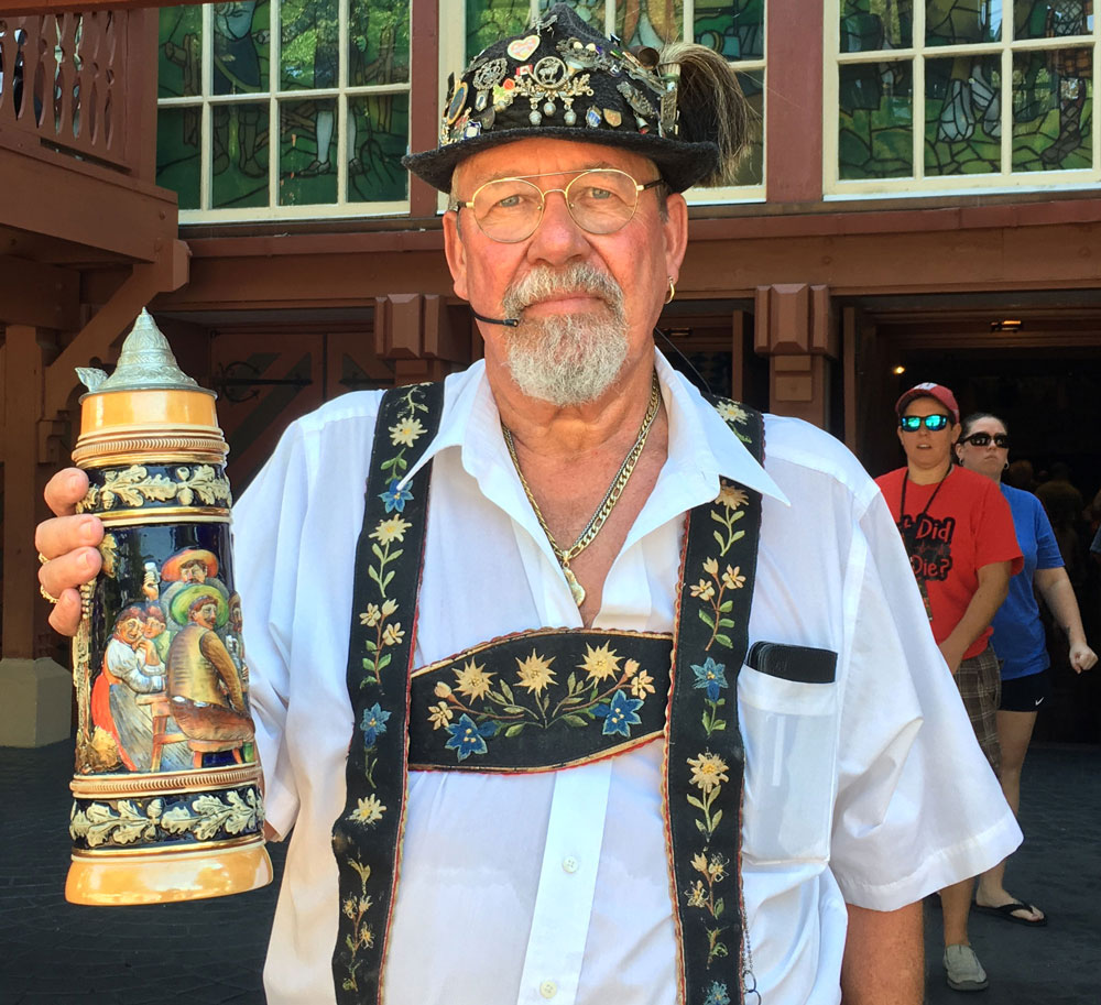 The Burgermeister at Bier Fest Busch Gardens Williamsburg