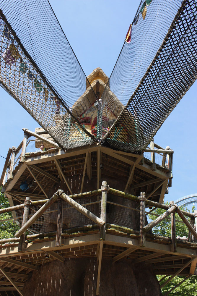 Climbing Tower Dragon Land Busch Gardens Williamsburg