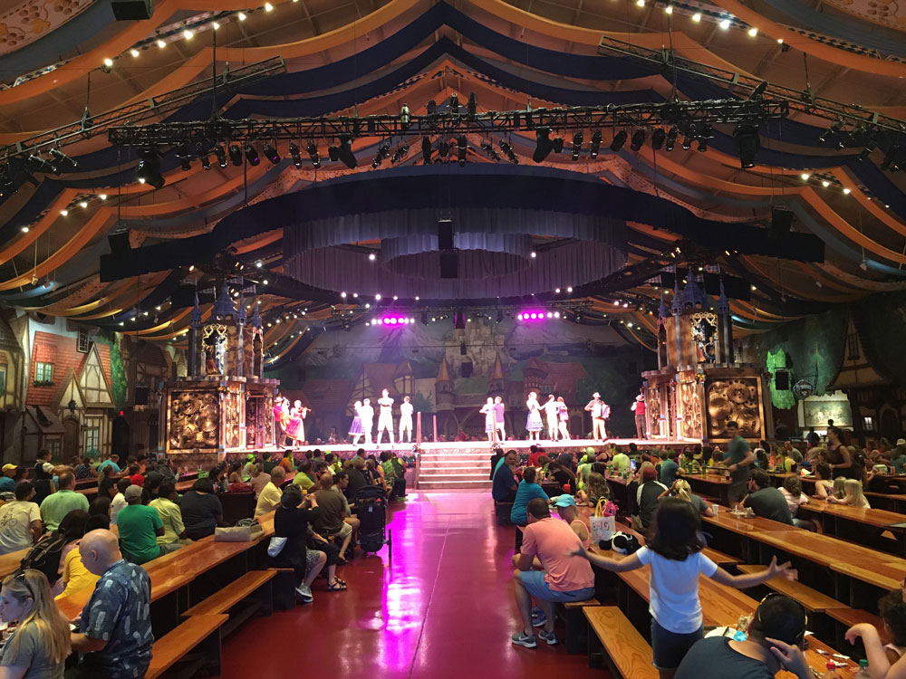 German Show at Das Festhaus Busch Gardens Williamsburg