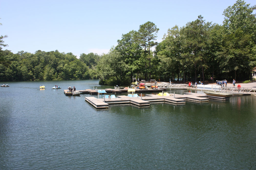 Rental Boat Dock At Waller Mill Park Pond