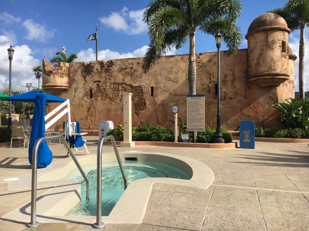 Hot Tub Disney's Caribbean Beach Resort