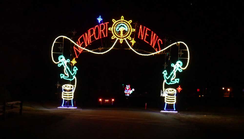 Newport News Park Celebration in Lights