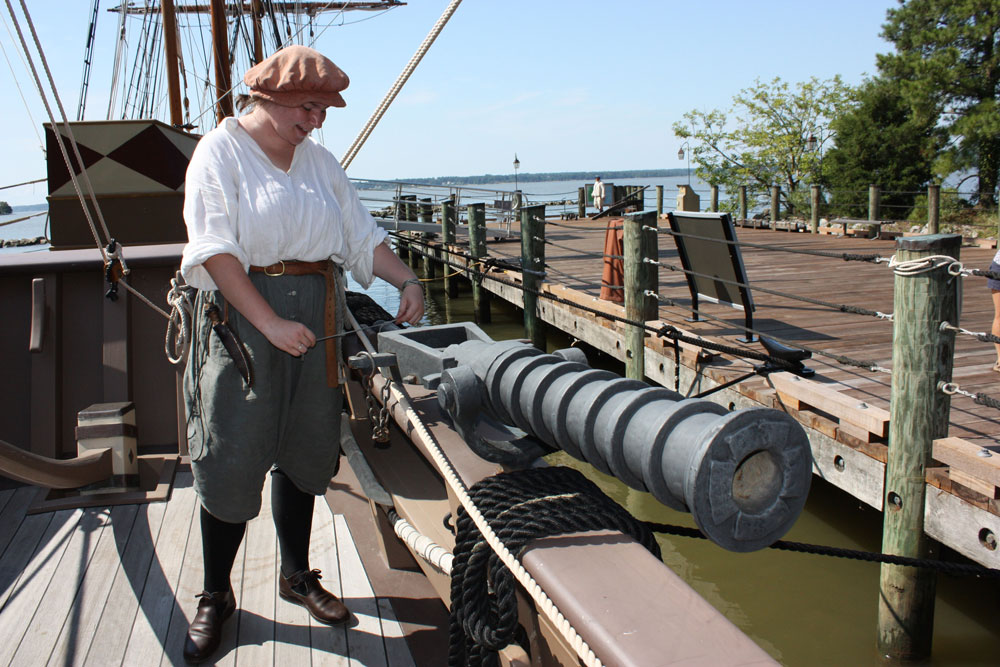 Jamestown Settlement Museum Jamestown VA Jamestown Ships Swivel Gun