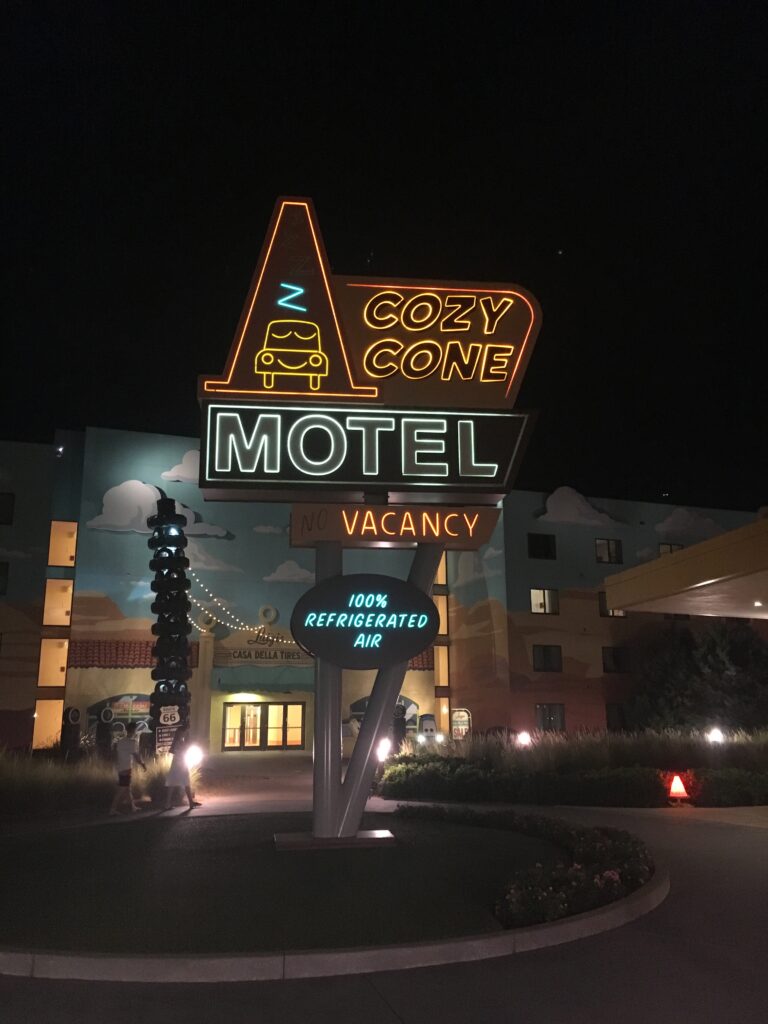 Disneys Art of Animation Cars Cozy Cone Motel