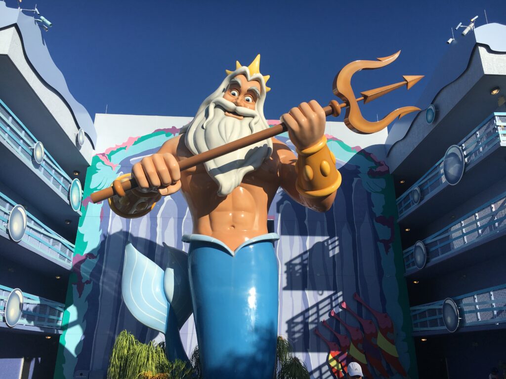 Disneys Art of Animation Little Mermaid Building King Triton