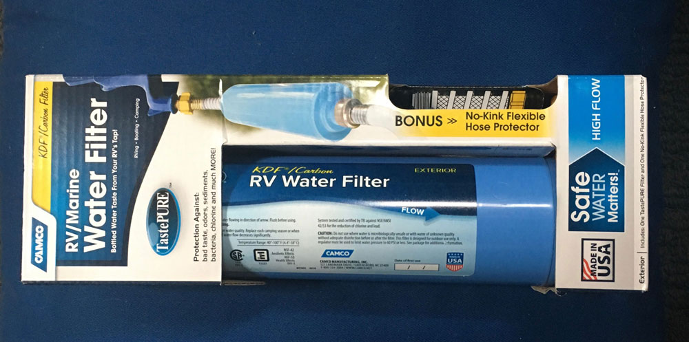 Camco RV water filter rv drinking water safe hose connections