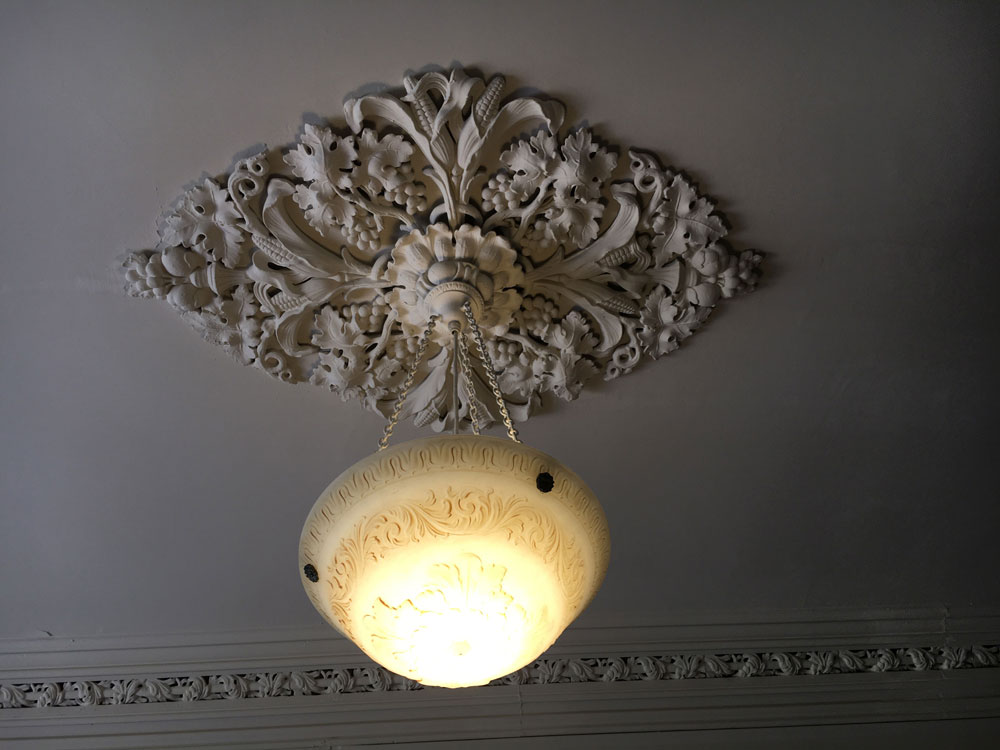 Chippokes State Park Jones Stewart Mansion Ceiling Light Medallion