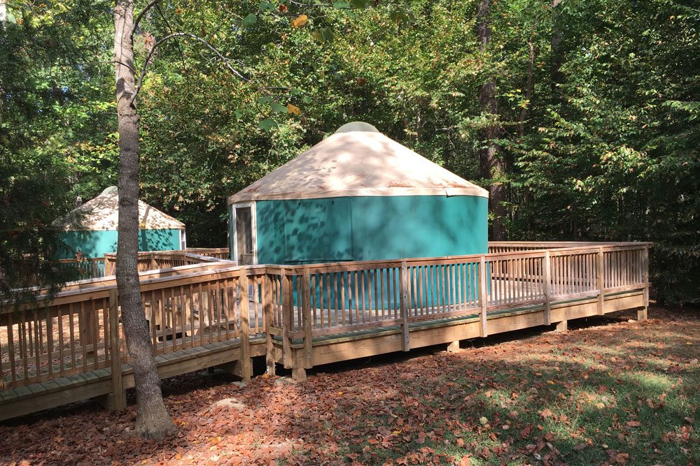 Chippokes Plantation State Park Yurts