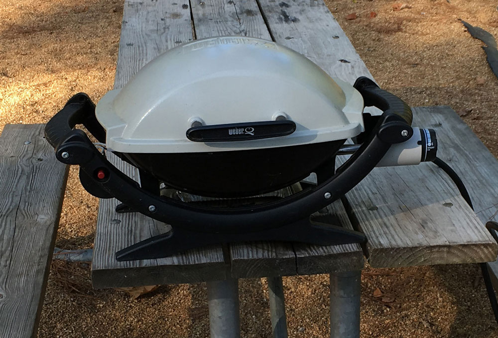 Weber portable grill