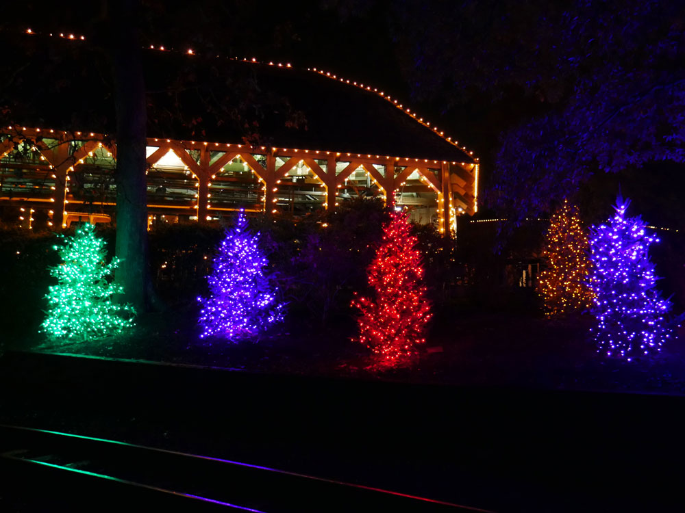 Busch Gardens Williamsburg Christmas Town Multi Color Lights