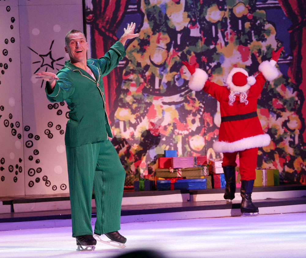 Busch Gardens Christmas Town Twas That Night Skating