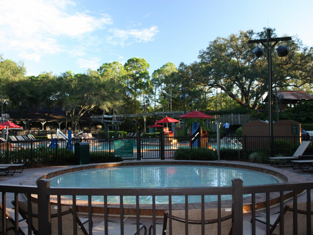 Disney Port Orleans Riverside Main Pool Wading