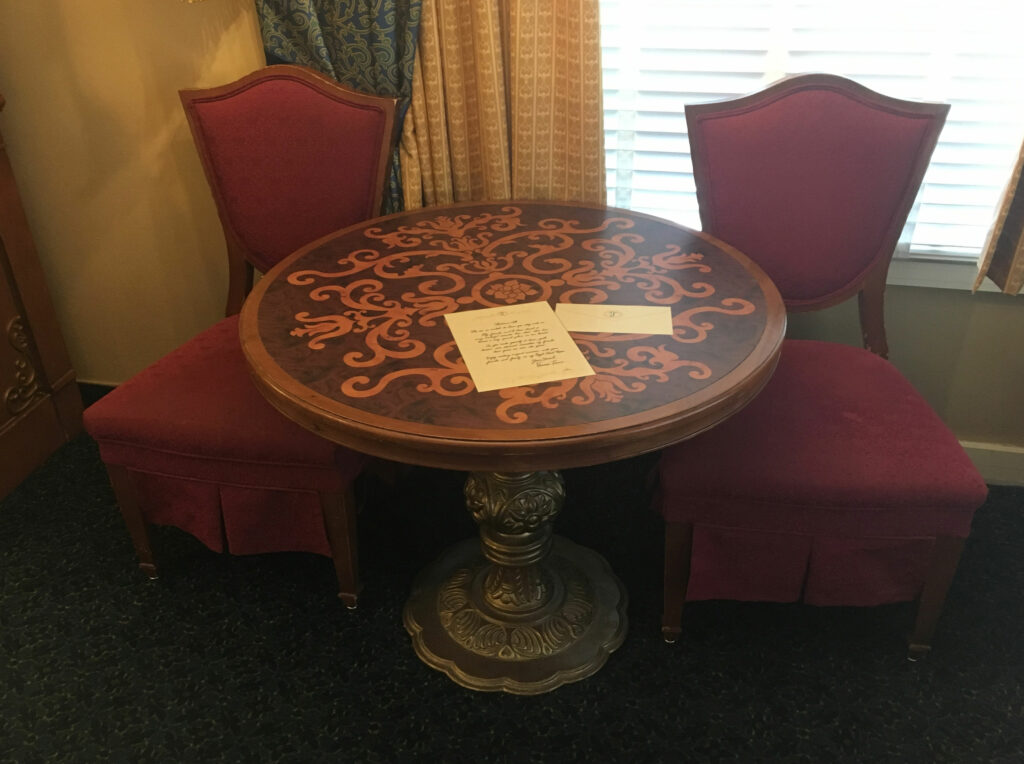 Disneys Port Orleans Riverside Resort Room Table Chairs