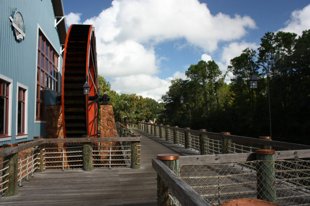 Disney Port Orleans Riverside Sassagoula Water Wheel