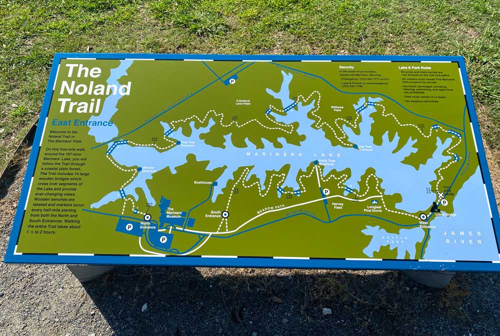 Map of the Noland Trail