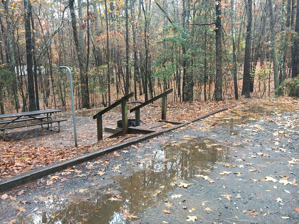 Falls Lake Rolling View Campground Loop A Wet Site