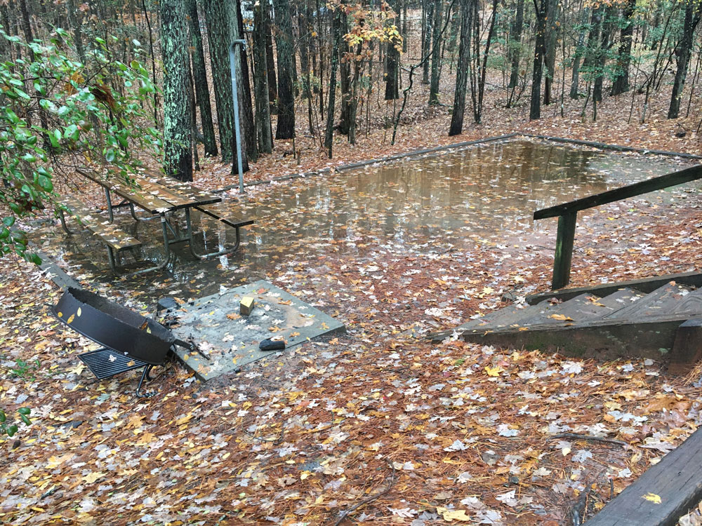 Falls Lake Rolling View Campground Loop A Wet Site