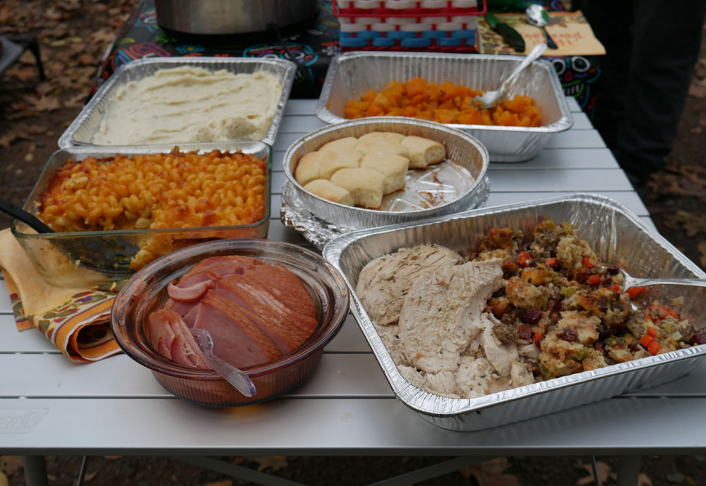 Thanksgiving In The Woods Thanksgiving Dinner Buffet