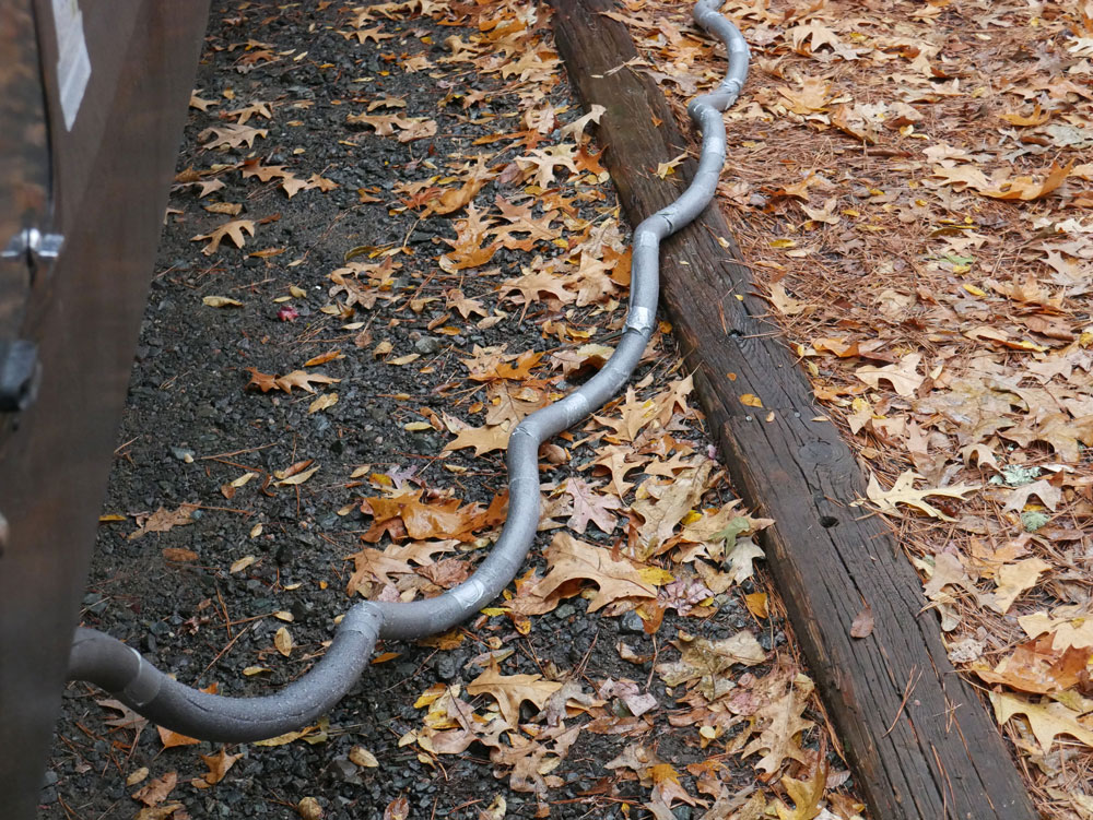 RV Water Hose Wrapped With Insulation