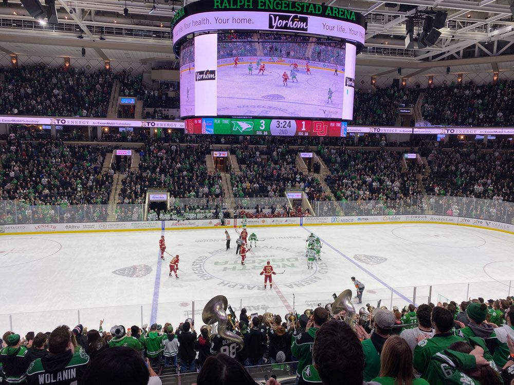 University of North Dakota Hockey in Grand Forks