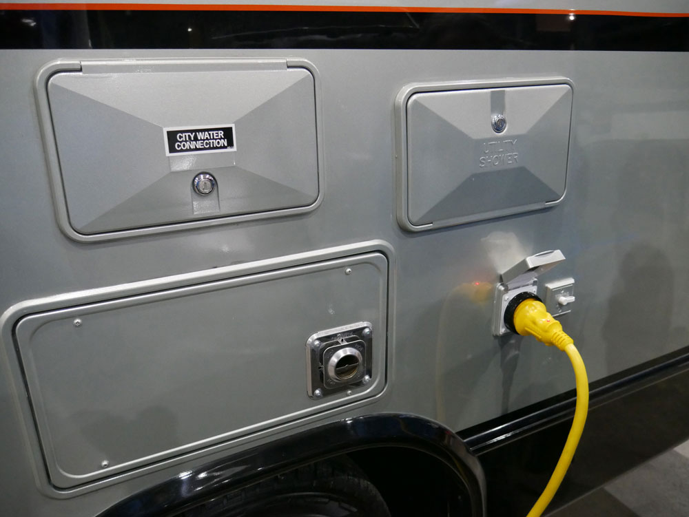 Travel Trailer Water Installed Over Electric Richmond RV Show 2020