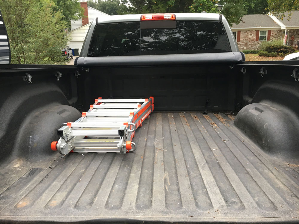 Little Giant Ladder In Truck Bed