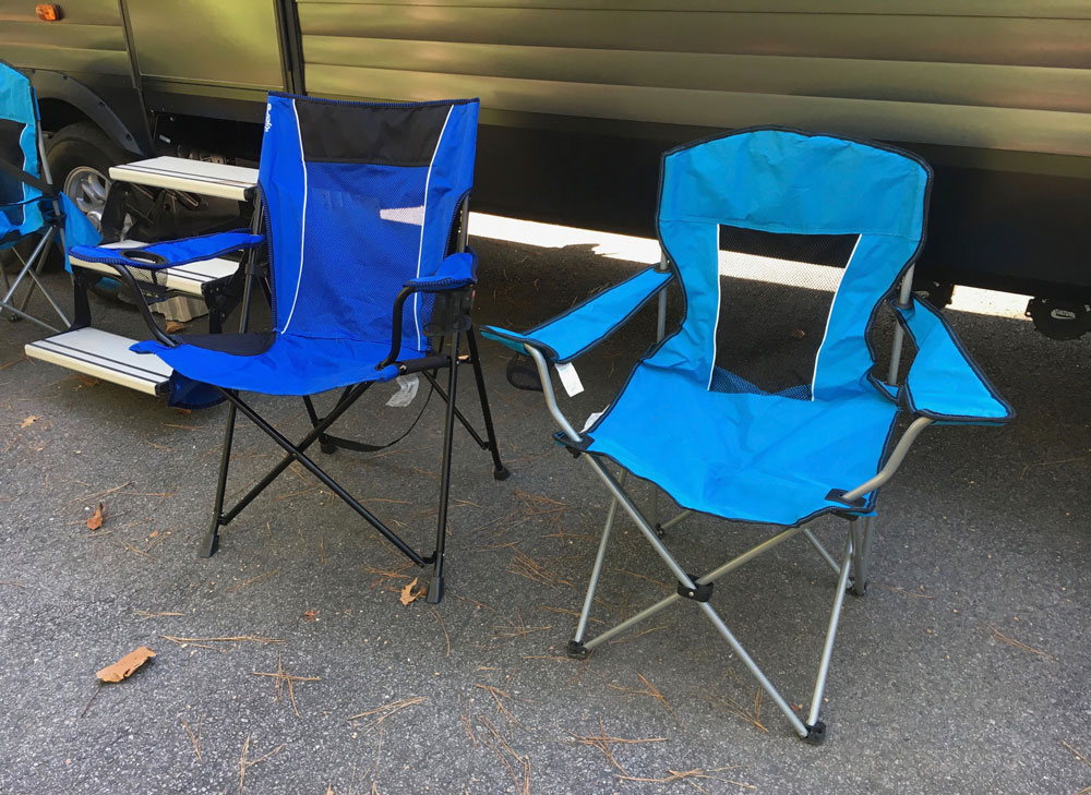 Folding Camp Chair In A Bag