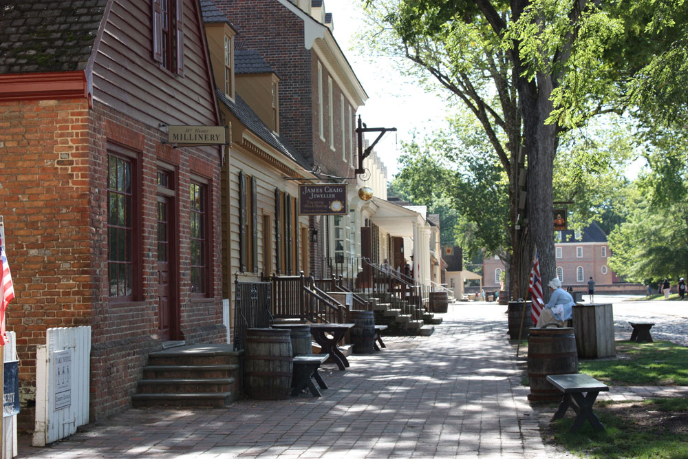 Duke of Gloucester Street Colonial Williamsburg VA