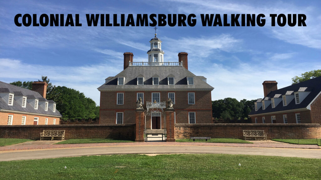 Colonial Williamsburg Walking Tour YouTube Video