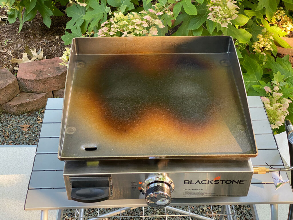 First seasoning of new Blackstone griddle! : r/blackstonegriddle