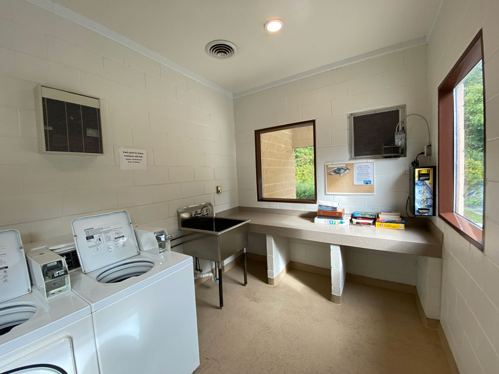 Belle Isle State Park Campground Laundry and Book Exchange