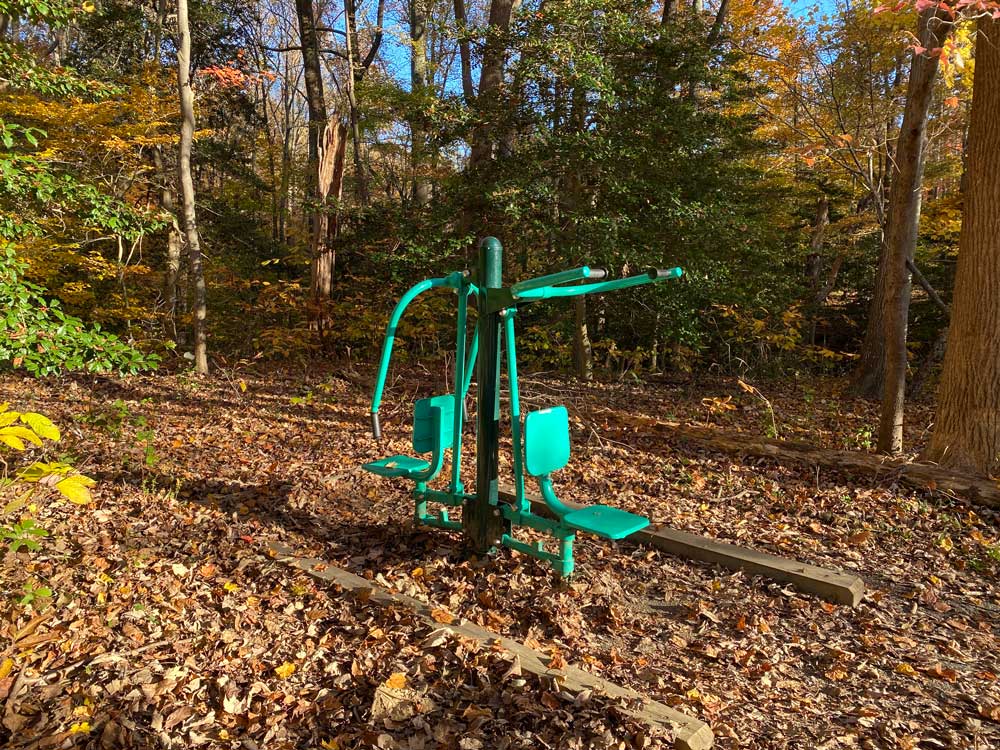 Westmoreland State Park Hiking Trail Exercise Equipment