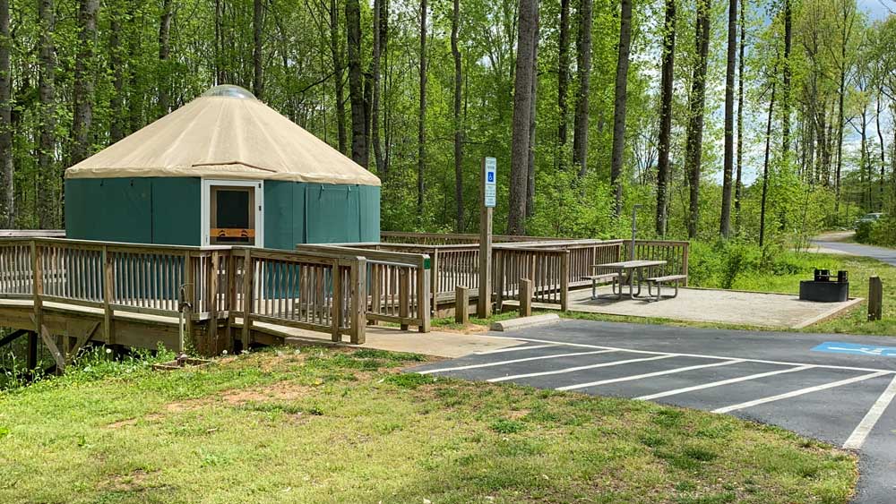 Powhatan State Park Campground Yurt