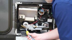 Flush RV Water Heater - Travel Trail Sail