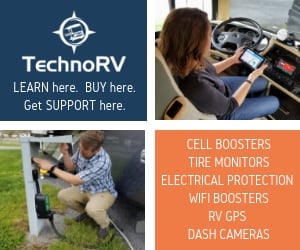TechnoRV Ad With Special Offer Code