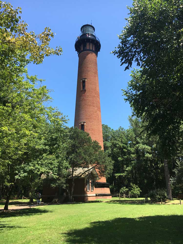 Currituck Lighthouse in the Outer Banks of North Carolina