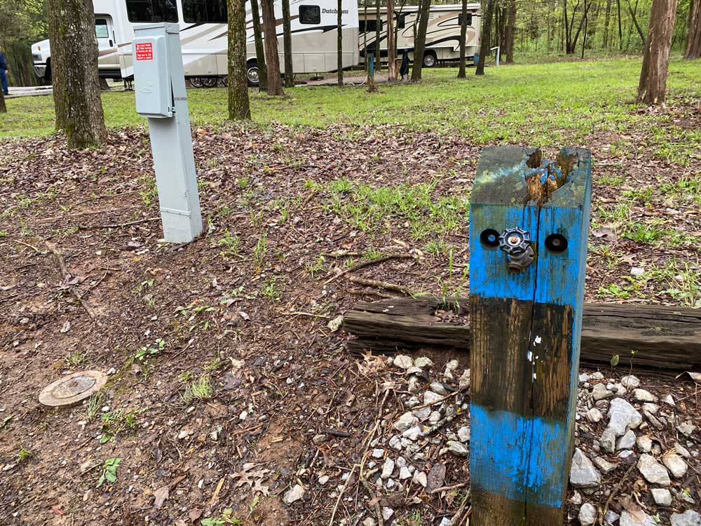 Seven Points Campground Utility Hookups