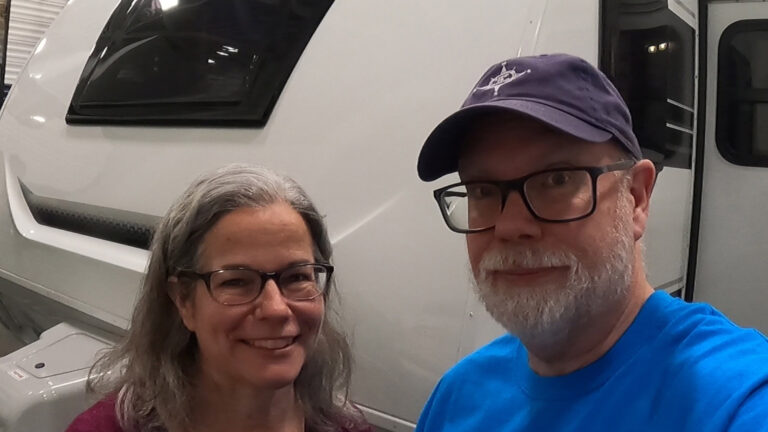 Erling and Judy at the Tidewater RV Show