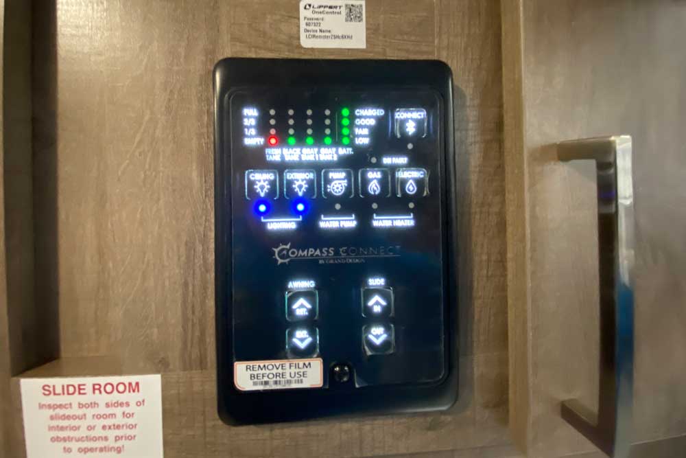 Touch Screen RV Control Panel