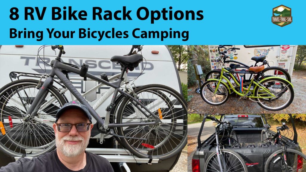 Erling Shows Different RV Bike Rack Options in This YouTube Video