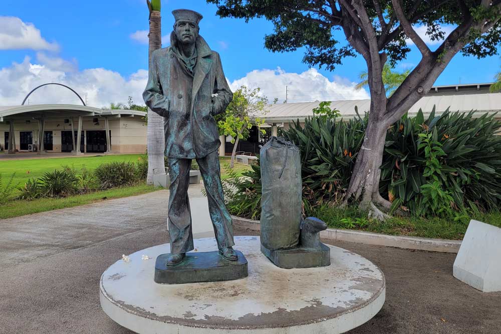 Pearl Harbor sailor statue