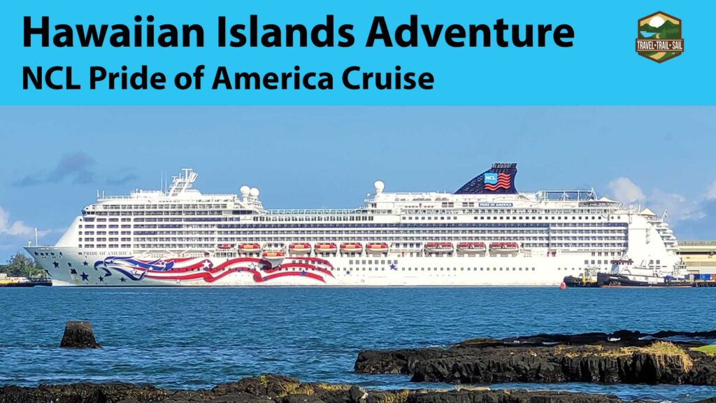 NCL Pride of America Hawaiian Islands Cruise YouTube video thumbnail showing the Pride of America