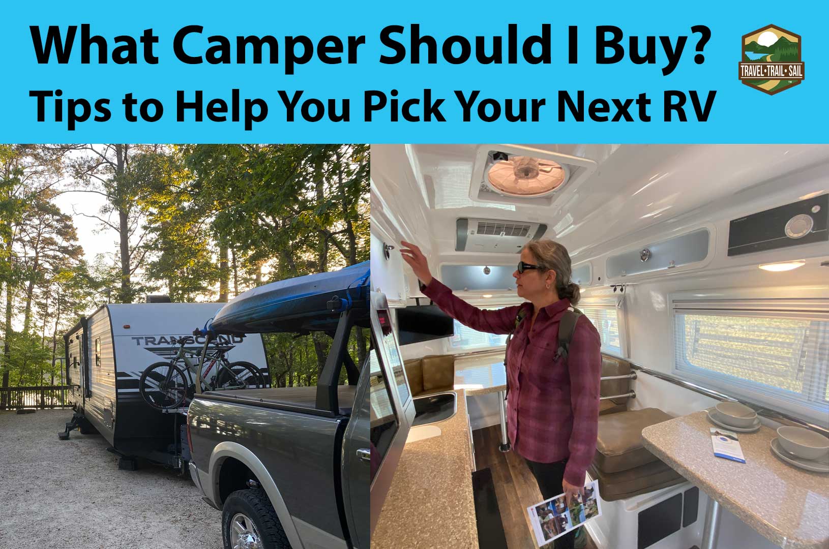Person Shopping for an RV camper