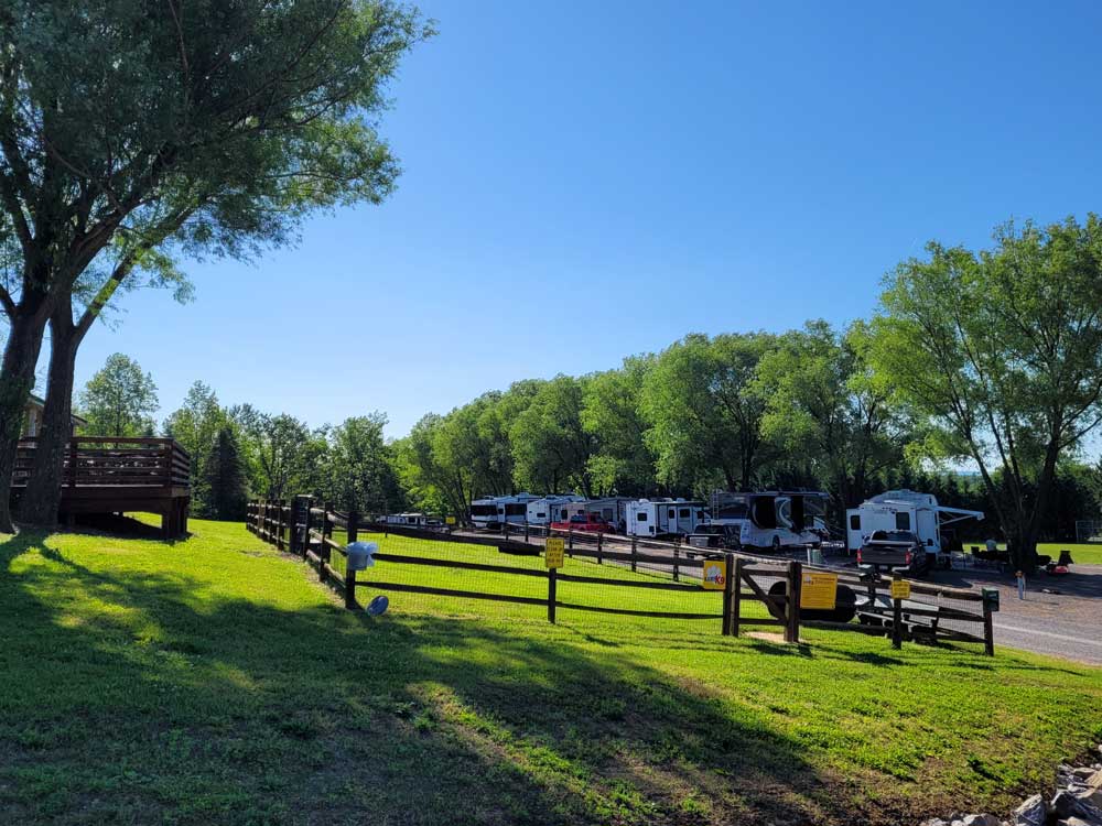 Dog park at KOA Williamsport