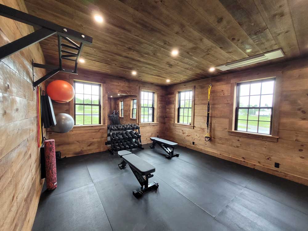 Fitness room at Finger Lakes RV Resort
