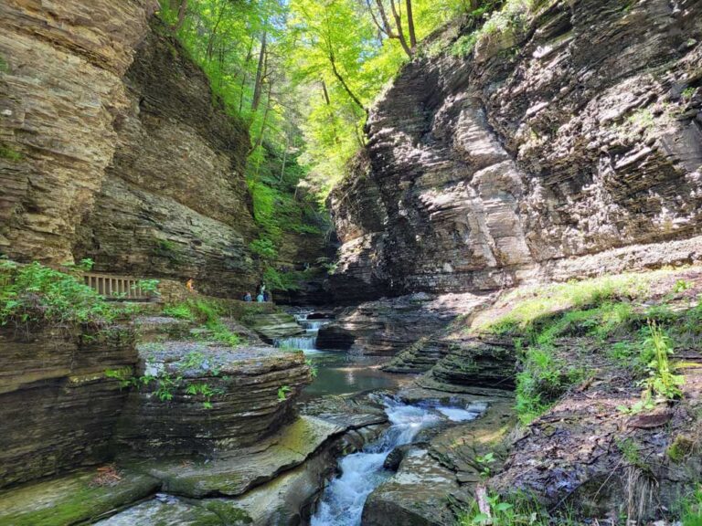 Beautiful gorge view in Watkins Glen State Park
